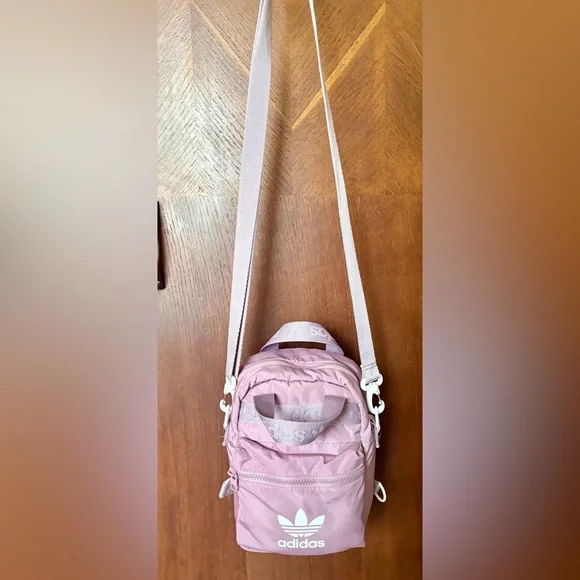 adidas micro backpack in light purple/white - Picture 1 of 10